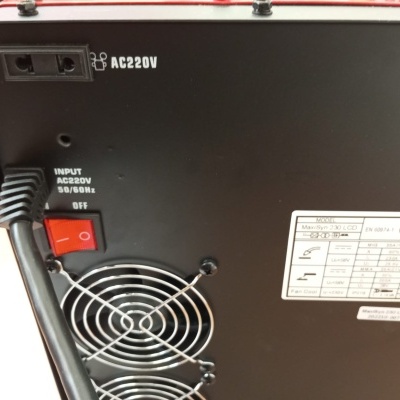 Maquina Semi-automática monofásica RedStar MaxiMIG 230 SYN LCD Multiprocesso