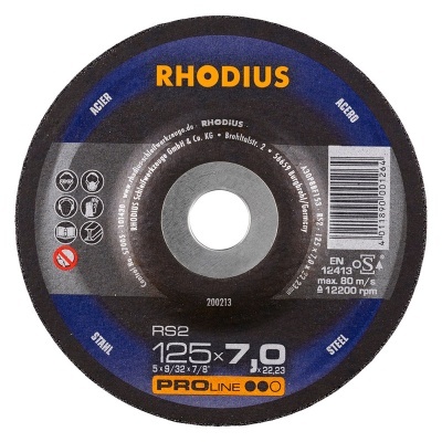 Rhodius Disco de Rebarbar 125 x 7,0 mm