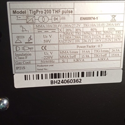 REDSTAR TIG PRO 200 HF PULSE