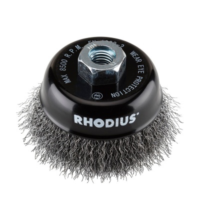 Rhodius Escova Copo Arame Ondulado 80 mm M14 Rhodius Escova Copo Arame Ondulado 80 mm M14