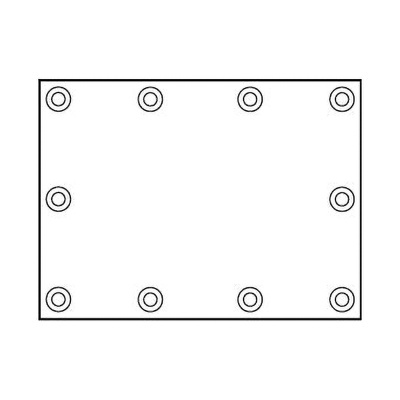 WELDAS Manta de Soldadura Fibra Vidro 1.74 x 2.34 m c/ Ilhoses