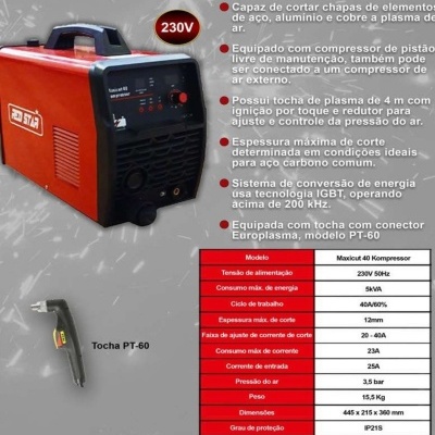 RedStar Plasma Inverter Maxicut 40 Kompressor