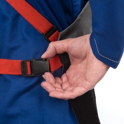 WELDAS Avental Arc Knight Algodão e Pele