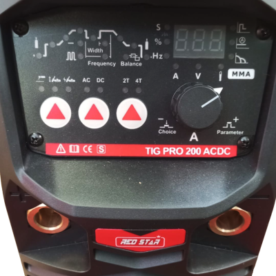 Equipamento RedStar TIG PRO 200 AC/DC - 230 V - Soldadura TIG de Alumínio