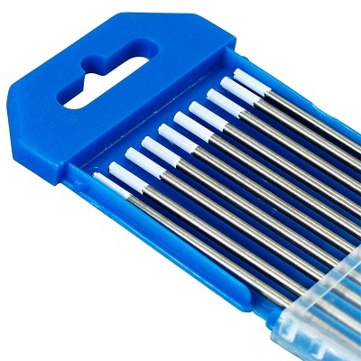 Caixa 10 unidades Elétrodos de Tungsténio Cor Branco (0.8%Zr - WZ8) Caixa 10 unidades Elétrodos de Tungsténio Cor Branco (0.8%Zr - WZ8)