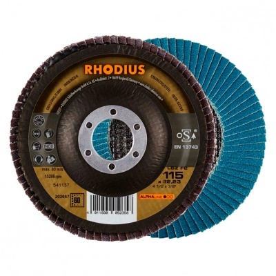 Rhodius Disco de Lixa de Lamelas 115mm K60