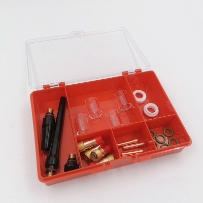 Kit TIG Pyrex com Gas Lens - 23 peças com Caixa