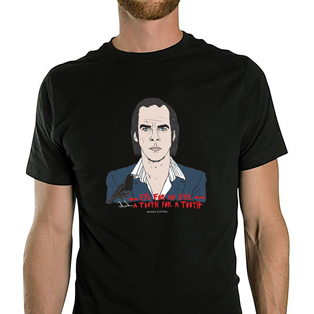 T SHIRT Nick Cave O2 UNISEXO SENHORA IllustrART