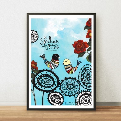 Poster Poetry and Nature (Fernando Pessoa)