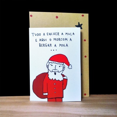 Cartão de Natal " Pai Natal"