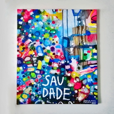 TELA SAUDADE [ 46x55 cm ]