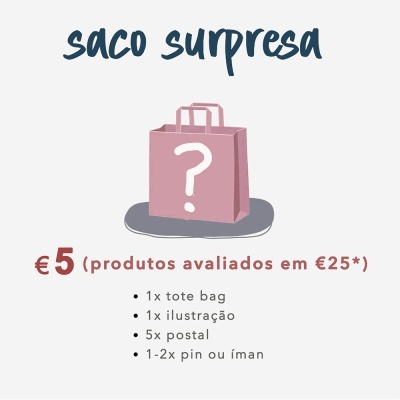 Saco surpresa a valer até 90€