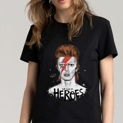 TSHIRT BOWIE black edition unisexo/senhora