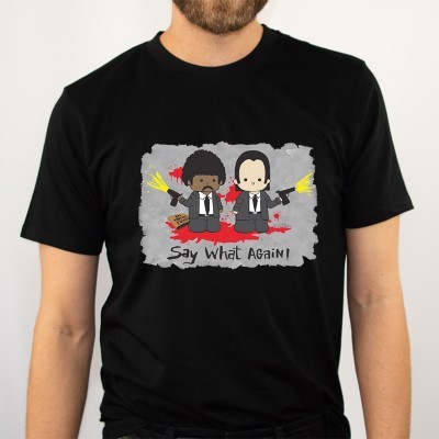 TSHIRT JULES & VINCENT [ pulp fiction] unisexo black edition