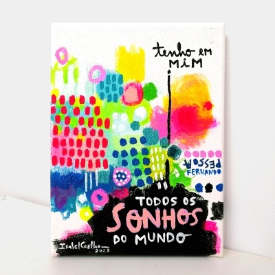 Tela original "Todos os Sonhos do Mundo" [ Fernando Pessoa ]