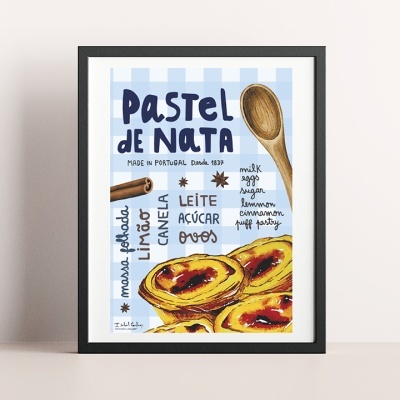 POSTER PASTEL DE NATA