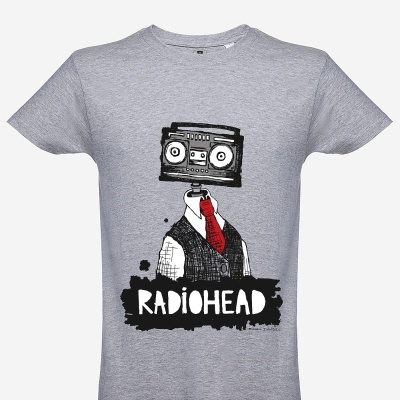 TSHIRT RADIOHEAD [ GREY ] unisexo