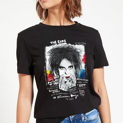 TSHIRT THE CURE ( black edition) unisexo/senhora