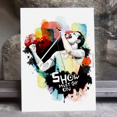 Ilustração Freddie Mercury * Queen