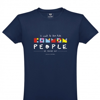 TSHIRT COMMON PEOPLE [dark blue] unisexo