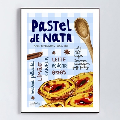 ILUSTRAÇÃO pastel de nata