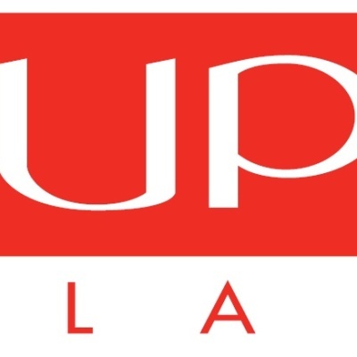 Logótipo vermelho e branco da marca PUPA MILANO