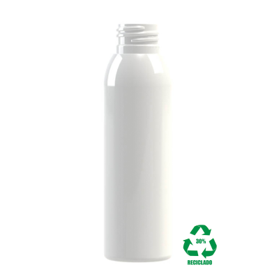 Frasco rPET(30%) 100ml M3 cilíndrico 24/410 16g