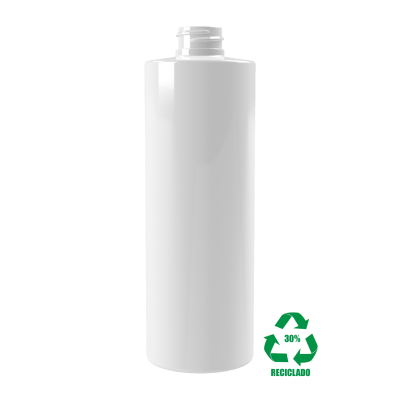 Frasco rPET(30%) 500ml M4 cilíndrico 28/410