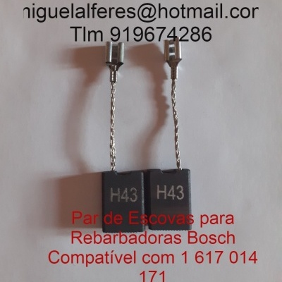 PAR DE ESCOVAS BOSCH 6x16x22mm