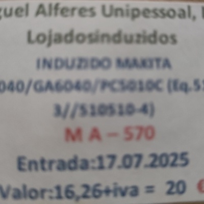 INDUZIDO PARA MAKITA GA 5040/GA6040/PC5010C (Eq.510510-4)