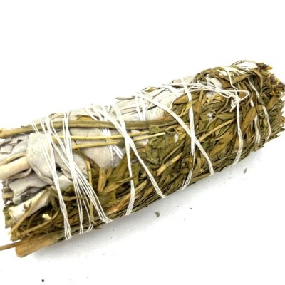 Defumador de Sálvia - Sálvia Branca e Ruda 10cm