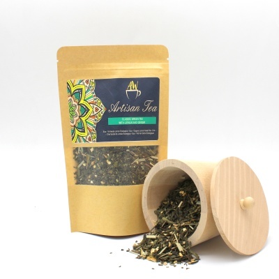 Eco Classic Green Tea with Lemon and Ginger 50gr