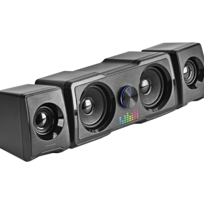 Colunas Mars Gaming MS22-35W Sistema 2.2 com 4 Drivers - RGB