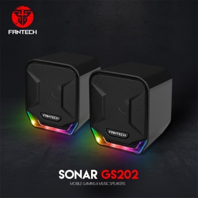 FANTECH COLUNAS SOM SONAR GAMING RGB