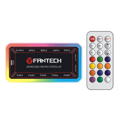 FANTECH TURBINE PACK 3 VENTILADORES 120MM RGB C/ CONTROLADOR