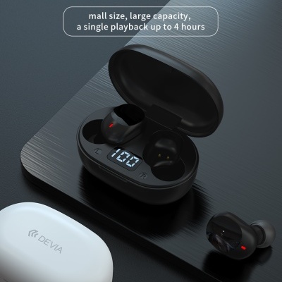 DEVIA JOY A6 TWS in-ear Auriculares Bluetooth Branco