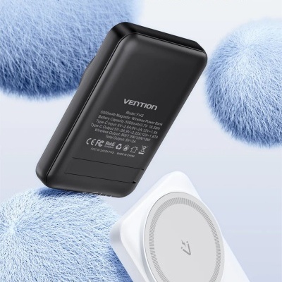 POWER BANK 5000mAh MINI PD 15W WIRELESS CHARGE