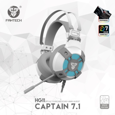 FANTECH HEADSET GAMING CAPTAIN 7.1 RGB USB