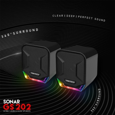 FANTECH COLUNAS SOM SONAR GAMING RGB