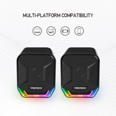 FANTECH COLUNAS SOM SONAR GAMING RGB