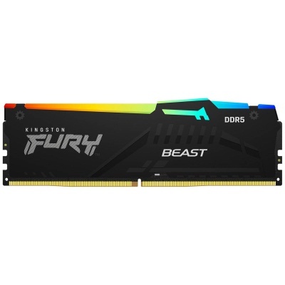 Memória RAM Kingston Fury Beast RGB 16GB DDR5-5200MH