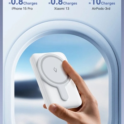 POWER BANK 5000mAh MINI PD 15W WIRELESS CHARGE