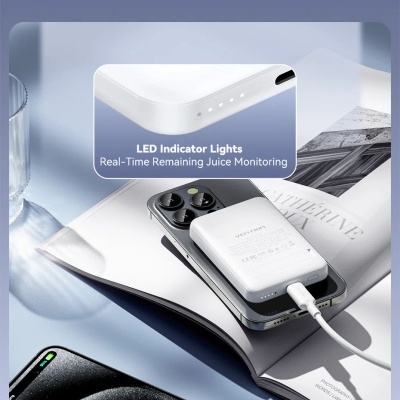 POWER BANK 5000mAh MINI PD 15W WIRELESS CHARGE