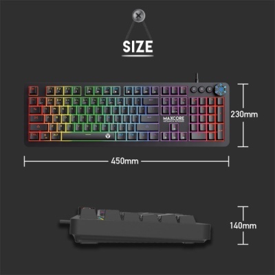 Teclado Mecânico Fantech Max Core MK852 (PT)