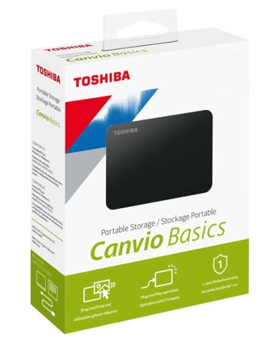 TOSHIBA CANVIO HDD EXT 2.5" 1TB USB3.0