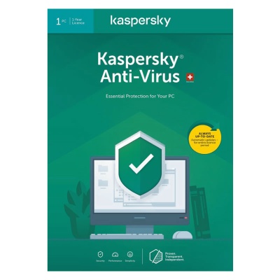 KASPERSKY ANTI-VIRUS 3 USER 1 ANO RETAIL