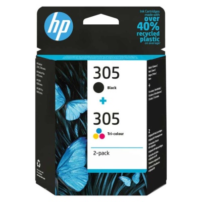 HP TINTEIRO PACK Nº 305 PRETO + 305 CORES ORIGINAL
