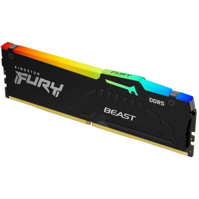 Memória RAM Kingston Fury Beast RGB 16GB DDR5-5200MH
