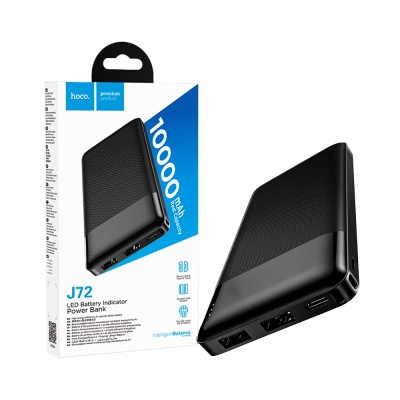 PowerBank HOCO J72 10.000mAh Preta