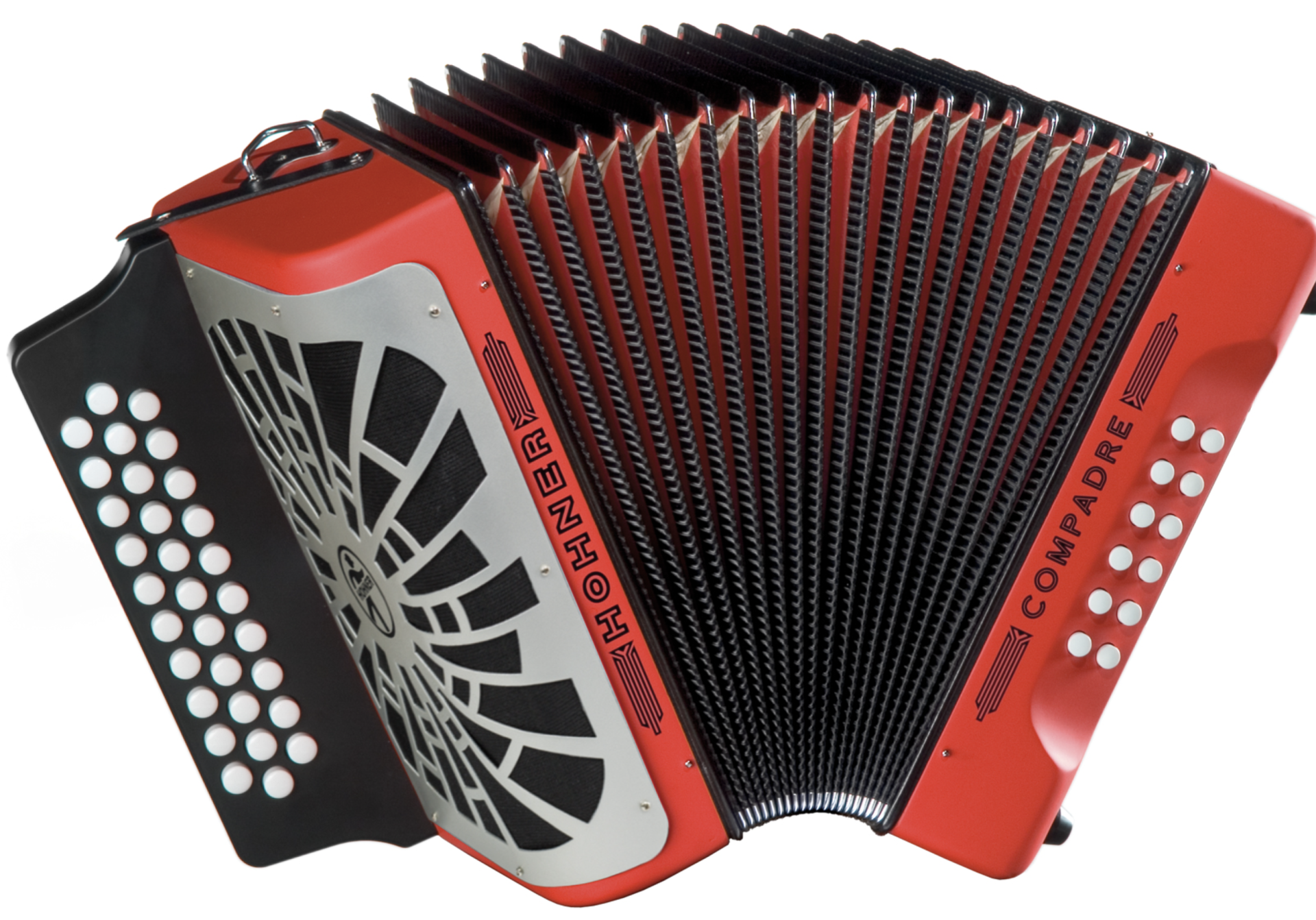 Concertina Hohner GCF (Sol Dó Fá) Compadre 2 Vozes Concertina Hohner GCF (Sol Dó Fá) Compadre 2 Vozes